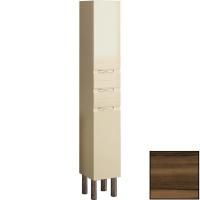 Шкаф пенал SanVit Прима 30 pprim с фактурой под дерево витые ручки Кедр