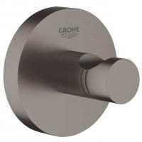 Крючок для халата GROHE Essentials, тёмный графит матовый (40364AL1) Крючок для халата GROHE Essentials, тёмный графит матовый (40364AL1)