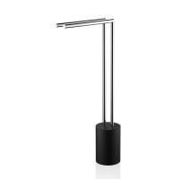 Decor Walther Black Stone HT2 Полотенцедержатель 41xh81см, цвет: черный матовый / хром Decor Walther Black Stone HT2 Полотенцедержатель 41xh81см, цвет: черный матовый / хром