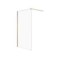 Душевое ограждение NEW TRENDY VELIO GOLD SATIN 120x200 D-0192B (брашированное золото)