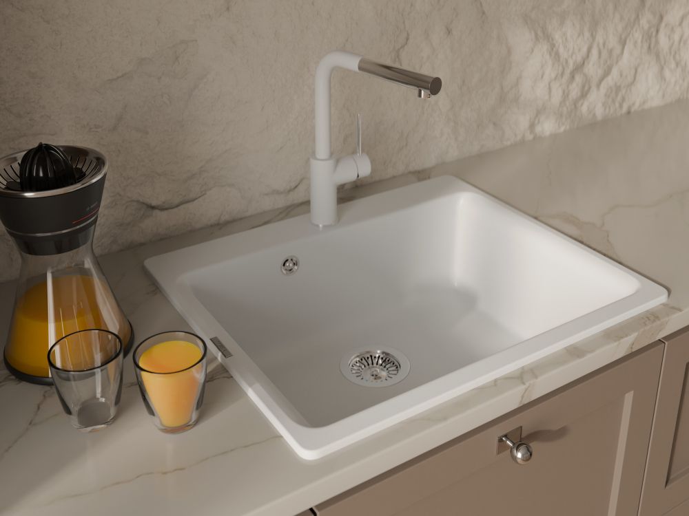 Rivelato Смеситель для кухни Albano Г-обр.с выдвижной лейкой D-35мм brina cromo арт., артикул 1573503 brina cromo