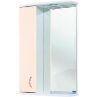 Зеркало со шкафом Bellezza Астра 60 4614909002070 с подсветкой L Бежевое