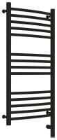 Полотенцесушитель, Сунержа, Богема 3.0, электрический, ширина, мм-432, глубина, мм-88, высота, мм-800, подключение-справа, электрокомплект-ТЭН, мощность, Вт-300, материал-нержавеющая сталь, цвет-черный матовый