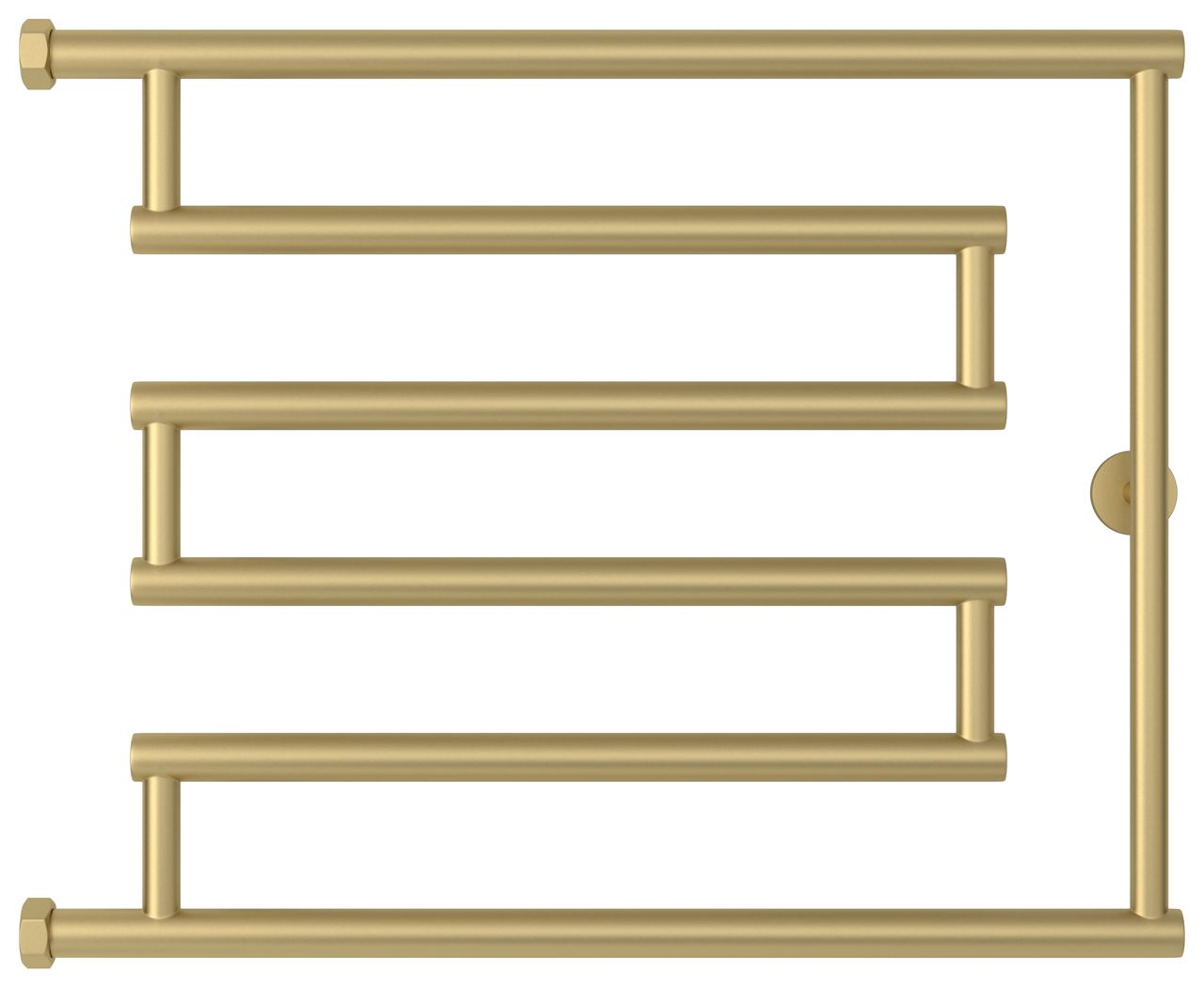 Полотенцесушитель водяной High-Tech model "L+" 500х650 (Матовая шампань) Полотенцесушитель водяной High-Tech model "L+" 500х650 (Матовая шампань)