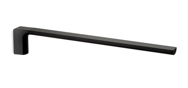 Gedy Pirenei, полотенцедержатель одинарный (не поворотный), цвет черный матовый