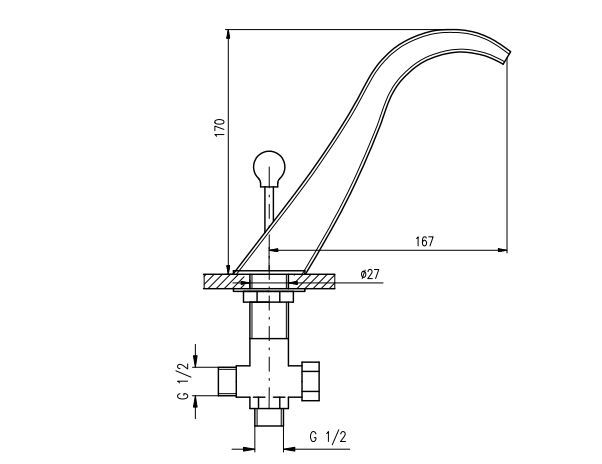 Излив Rav Slezak VOD6100Z