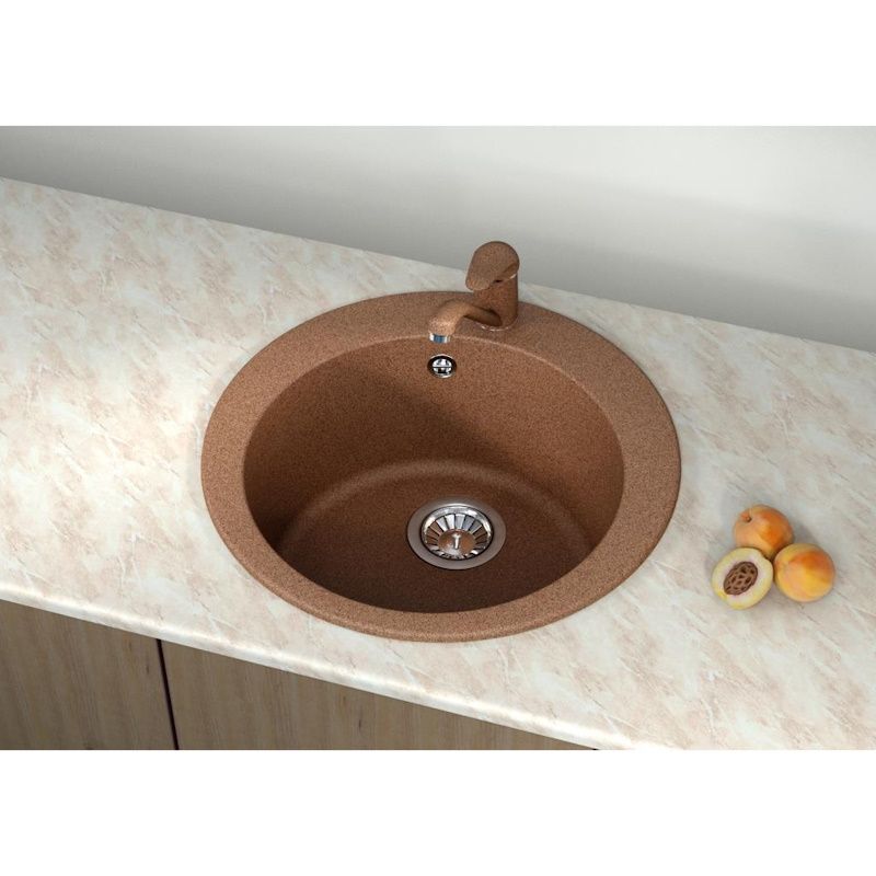 Кухонная мойка Dr. Gans ГАЛА 25.010.B0510.406, терракота, артикул 25.010.B0510.406