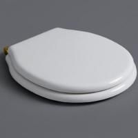 SIMAS Londra Сиденье для напольного унитаза, белый петли золото (микролифт)