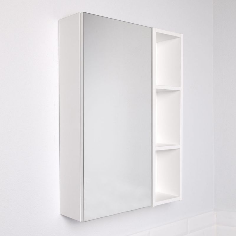 Зеркальный шкаф Orange Optima Op-60ZSW Белый матовый