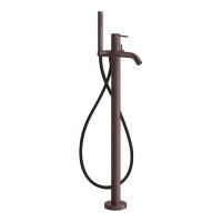 GESSI 316 Напольный смеситель для ванны с душевой лейкой (внешние части), цвет: brushed copper pvd