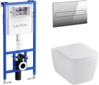 Унитаз с инсталляцией Allen Brau Liberty 4.33004.20/8.9466.0.000.000.1 белый глянец