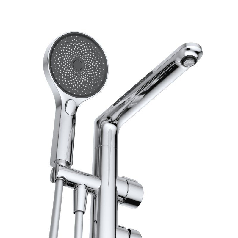 COMFORT-VDP-01 Напольный смеситель для ванны, хром, артикул COMFORT-VDP-01