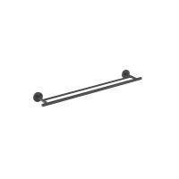 Полотенцедержатель двойной 600 мм AQUATEK, матовый черный AQ4230MB ОБЕРОН Полотенцедержатель двойной 600 мм AQUATEK, матовый черный AQ4230MB ОБЕРОН