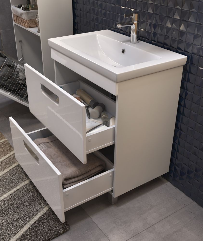 Тумба под раковину напольная VIGO Plaza tn.PLA.COM.60.2Y, 60 см, артикул tn.PLA.COM.60.2Y