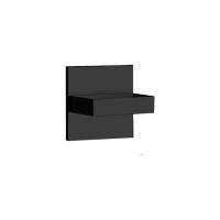 Gessi Rettangolo Встраиваемый запорный вентиль для термостатического смесителя, подключение на 3/4” (внешняя часть), цвет: черный