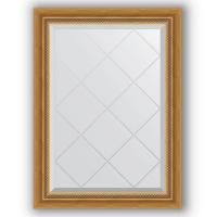 Зеркало Evoform Exclusive-G 86х63 Состаренное золото с плетением