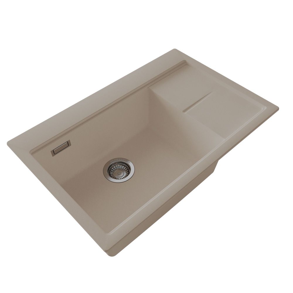 Кухонная мойка с разделочной доской Florentina РОССАНА 20.500.C0780.104, бежевый, артикул 20.500.C0780.104