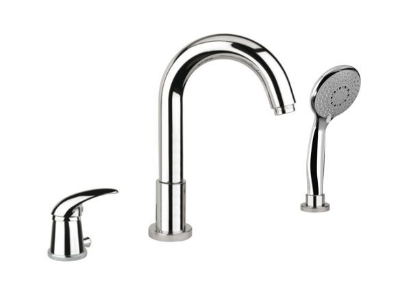 Смеситель на борт ванны Fiore NEXUS 43CR1455, хром