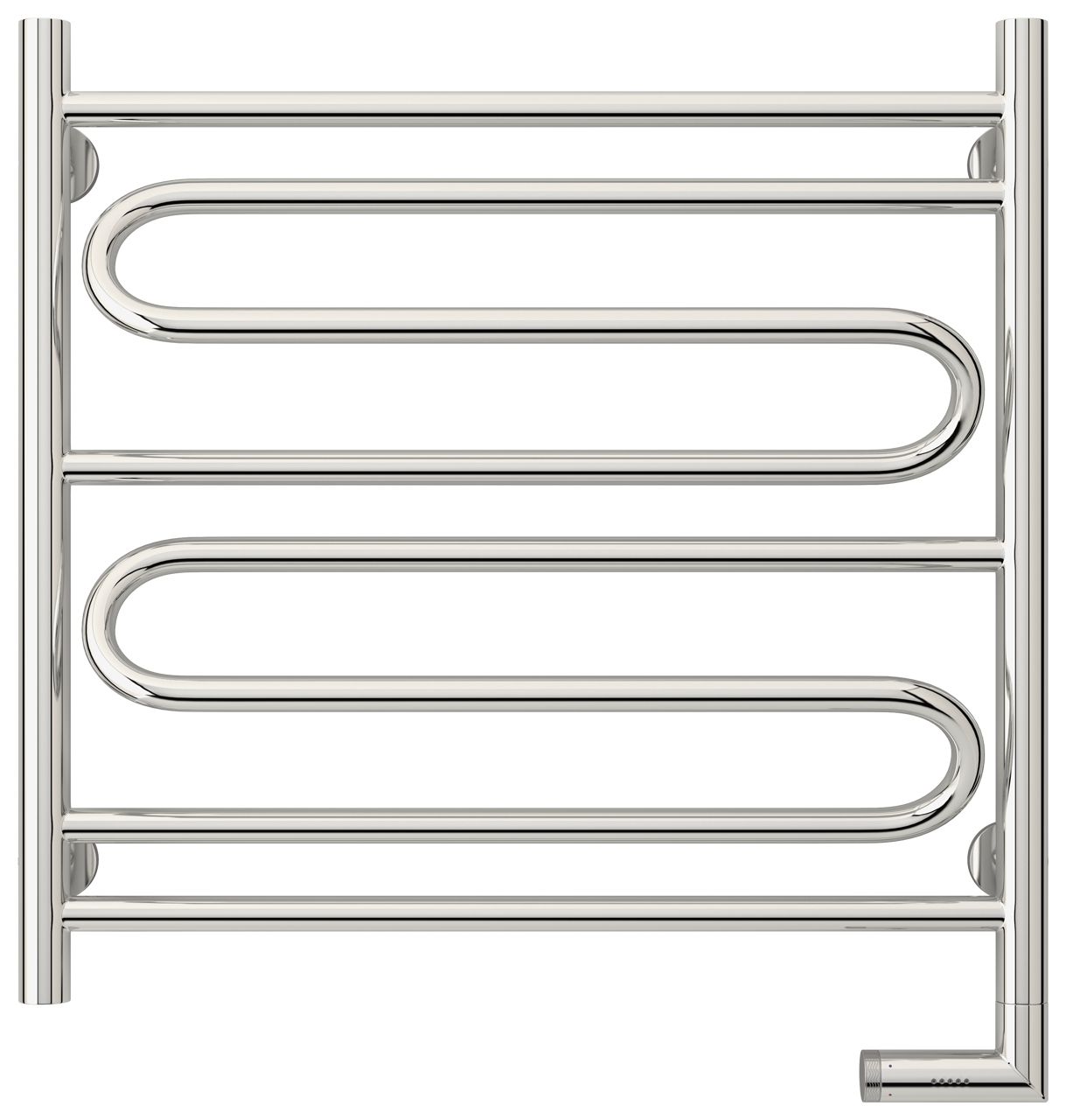 Полотенцесушитель электрический "ЭЛЕГИЯ 2.0" 600х600 / МЭМ правый (Без покрытия)