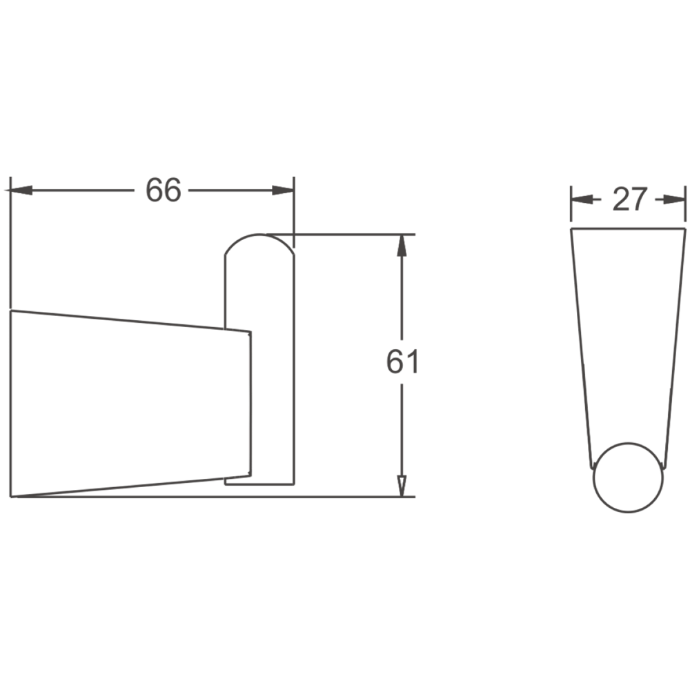 Крючок для ванной комнаты BELZ B91505-1, белый, артикул B91505-1