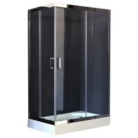 Душевой угол Royal Bath RB 8120HP-T-CH (прозрачное) правый