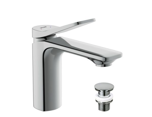 Смеситель для раковины Cersanit ODRA однорычажный клик клак (63050)