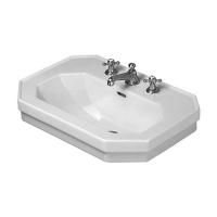Duravit 1930 Duravit 1930 Раковина с перел., и 3 отв. под смес., 70х50х Н: 20.5см, Цвет: Белый Duravit 1930 Duravit 1930 Раковина с перел., и 3 отв. под смес., 70х50х Н: 20.5см, Цвет: Белый
