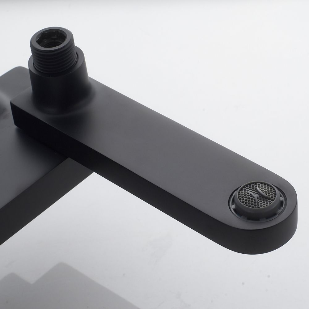 Душевая система Shevanik S4536H, черный, артикул S4536H