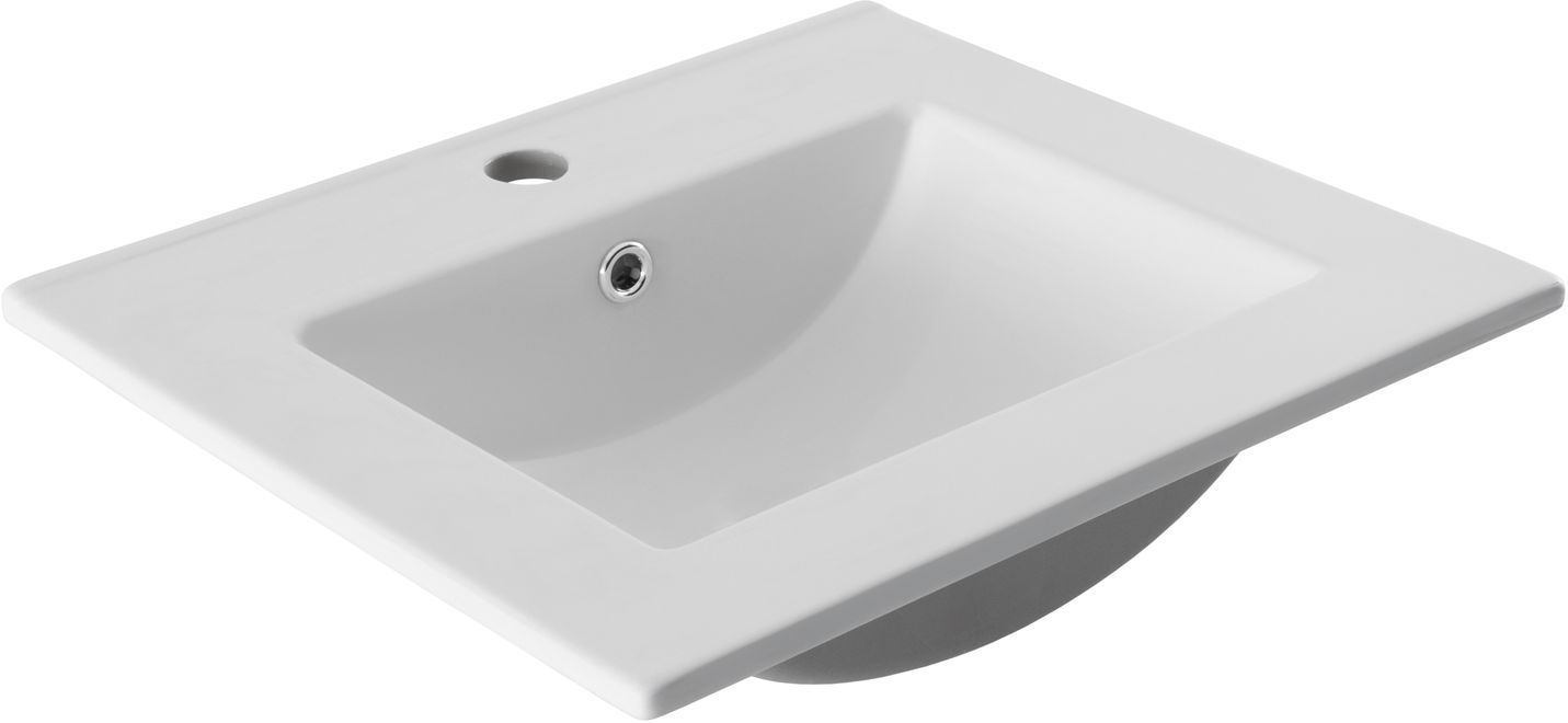 Раковина Aquanet Flat 50 белая матовая Раковина Aquanet Flat 50 белая матовая