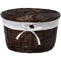 Корзина для белья WasserKRAFT Donau 26x26x11 WB-530-M Коричневая Корзина для белья WasserKRAFT Donau 26x26x11 WB-530-M Коричневая