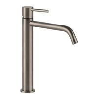Gessi Emporio Via tortona Смеситель для раковины высокий с длинным изливом, без донного клапана, цвет: Finox Brushed Nickel