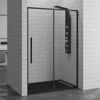 Душевая дверь в нишу RGW Stilvoll SV-12-B 140 профиль Черный стекло прозрачное Душевая дверь в нишу RGW Stilvoll SV-12-B 140 профиль Черный стекло прозрачное