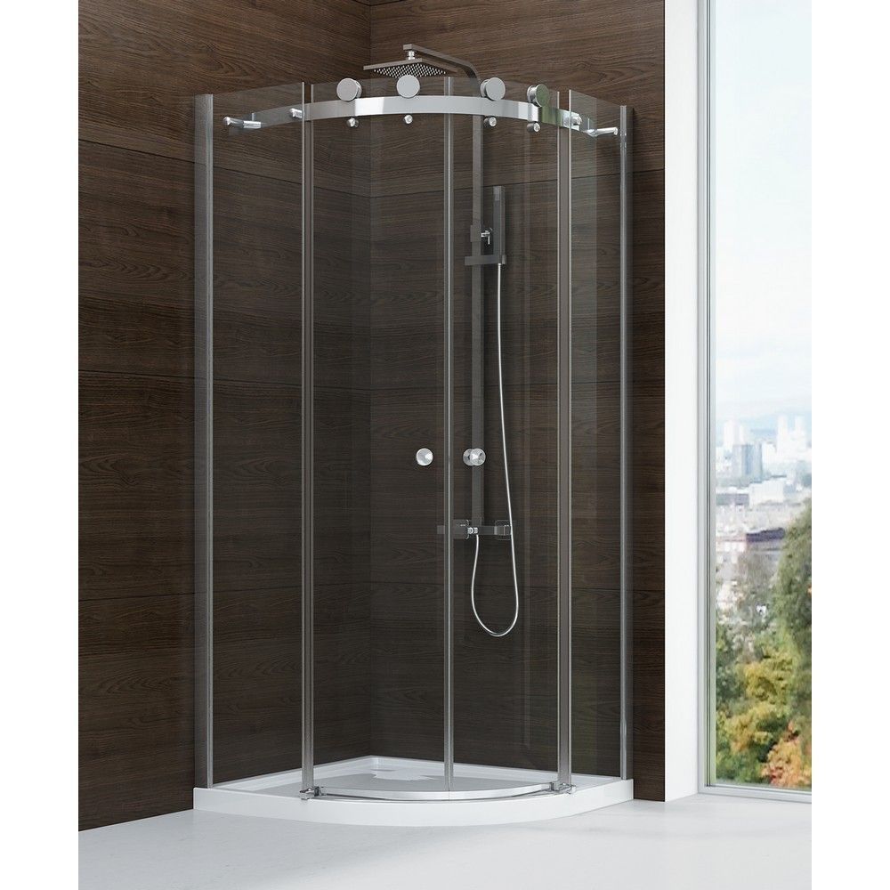 Душевое ограждение NEW TRENDY ULTIMA 90x90x190 EXK-1024 (хром)