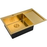 Кухонная мойка ZorG PVD Bronze SZR-7851-L BRONZE Бронза Кухонная мойка ZorG PVD Bronze SZR-7851-L BRONZE Бронза
