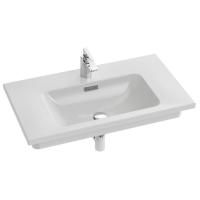 EXAE112-Z-00 VOX Подвесная раковина-столешница с гладкой нижней поверхностью 80 х 46 см, Для установки на мебель