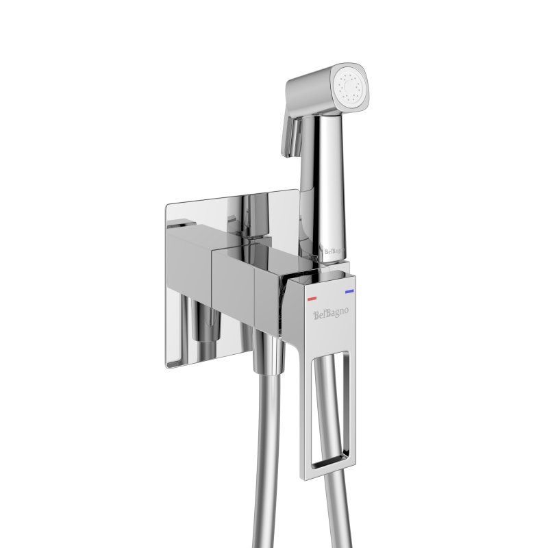 LUCE Гигиенический душ со смесителем, хром LUC-HGN-CRM, артикул LUC-HGN-CRM