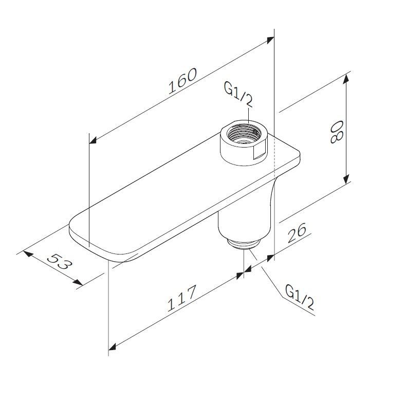 F50A70900_xxx поворотный излив на ванну, хром, шт F50A70900_xxx поворотный излив на ванну, хром, шт