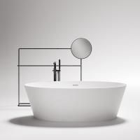 TREESSE (Alma) Ванна 1750x800x550 мм, отдельностоящая, из композита Solid Surface, белый глянцевый