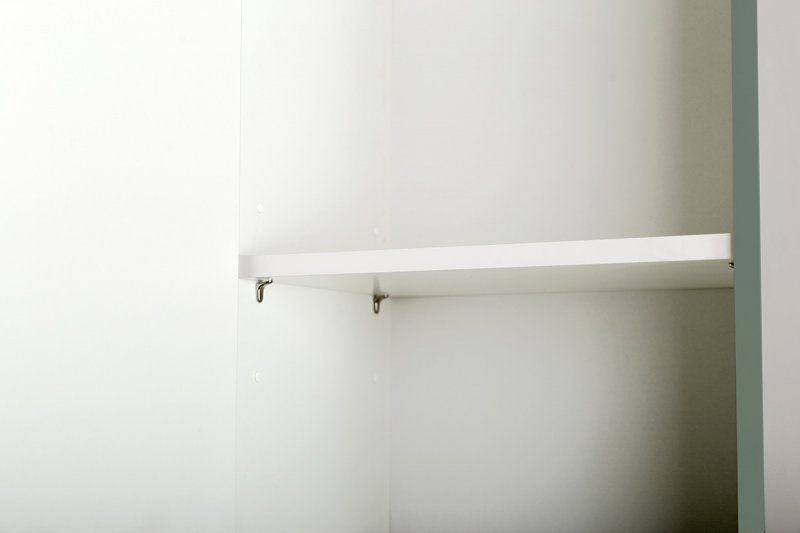 ETNA Шкаф подвесной с двумя распашными дверцами с доводчиками, с двумя полками, Еловый Матовый, 400x300x1500, ETNA-1500-2A-SC-VО, артикул ETNA-1500-2A-SC-VO