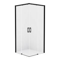 Душевое ограждение NEW TRENDY PRIME BLACK 70x70x200 D-0350A/D-0351A (черный)
