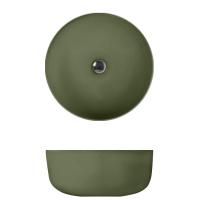 Kerasan Nolita Раковина чаша d 40 h 15см,, без отв под смеситель, цвет Verde muschio