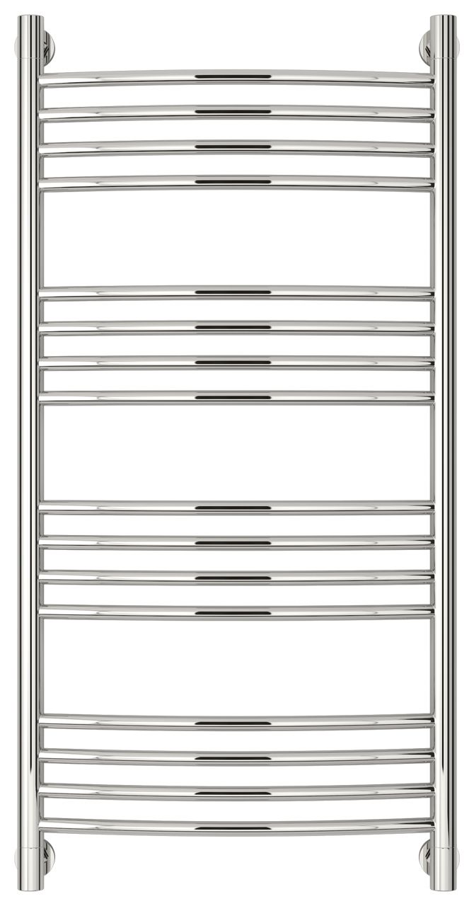 Полотенцесушитель, Сунержа, Богема +, выгнутая, водяной, ширина, мм-550, глубина, мм-105, высота, мм-1062, межосевое расстояние-500, подключение-диагональное/нижнее/вертикальное, температура теплоносителя-до 95°С, мощность-Вт-583, присоединительный размер