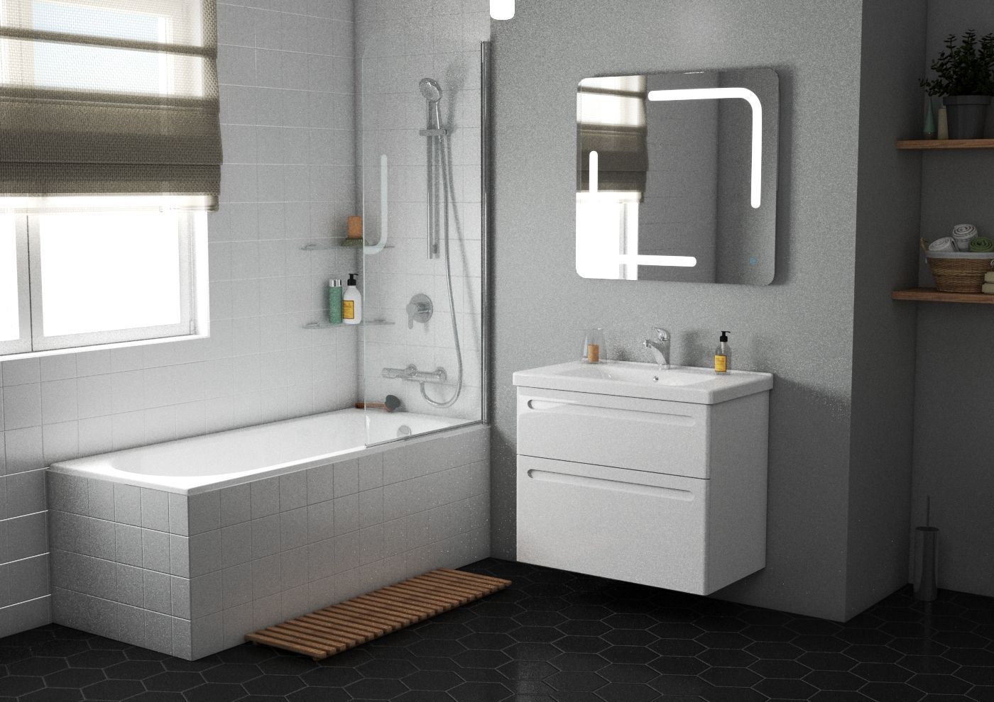 Роксен ванна чугунная 1600*700 б/п, без ручек, ножки в комплекте