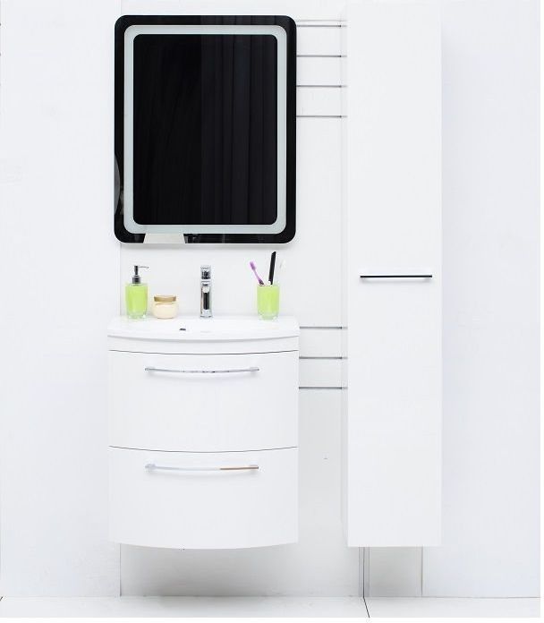 Шкаф-пенал De Aqua Тока 1S 30 R белый