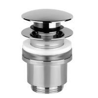 Gessi  Автоматический донный клапан “Stop&Go” для раковины c переливом, цвет: хром