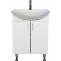 Тумба с раковиной Orange Роса Ro-60TUW Белая