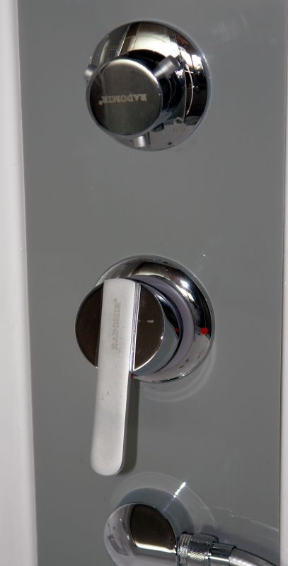 Душевой бокс Radomir Лаура 128x128 1-04-1-0-5-0891 профиль Белый стекло матовое