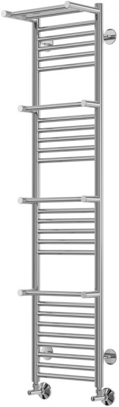 Водяной полотенцесушитель Terminus Аврора П27 300x1390 4660059582306 с полкой Хром Водяной полотенцесушитель Terminus Аврора П27 300x1390 4660059582306 с полкой Хром