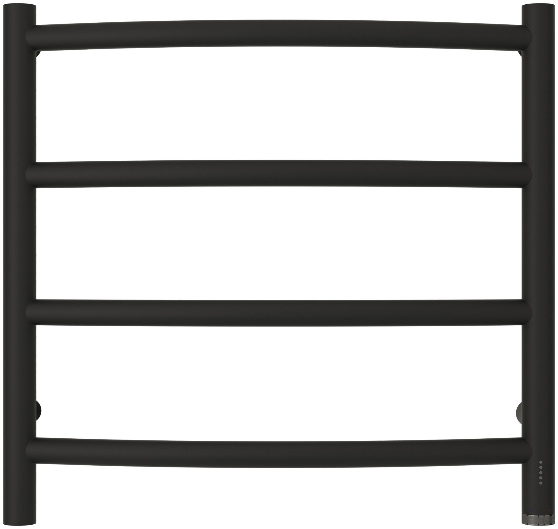 Полотенцесушитель электрический "ГАЛАНТ 4.0" 500х500 правый (Тёмный титан муар)