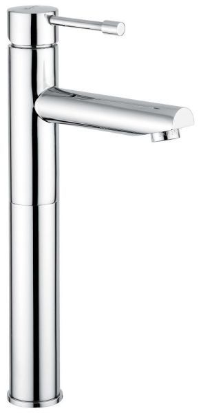 Emmevi Eden, высокий однорычажный смеситель для раковины с донным клапаном click-clack, цвет хром